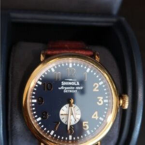 Shinola Gold and Brown Men's Watch - Argonite-1069